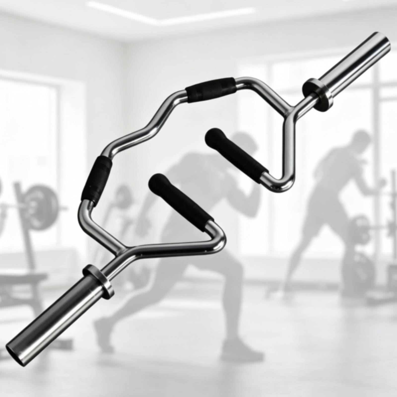 Triceps Barbell Bar Chrome-Fin - Olympic Barbell 20Kg review and price
