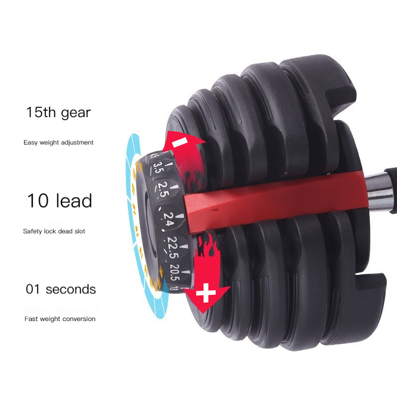 Adjustable 40kg Dumbbell Set,  - Home Gym Total Fitness review and price