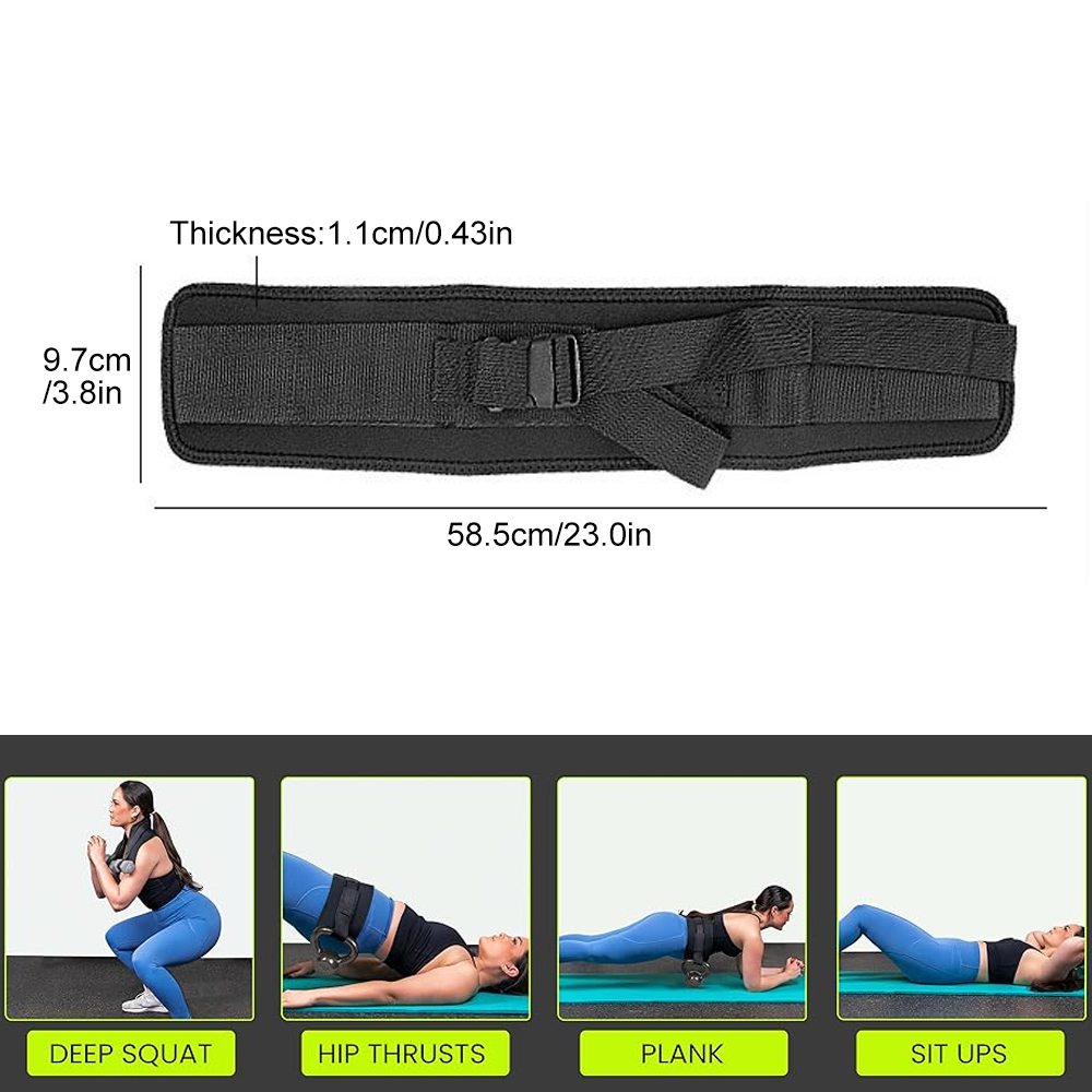 Hip Thrust Belt for Glutes,Pad - Home Gym Build review and price