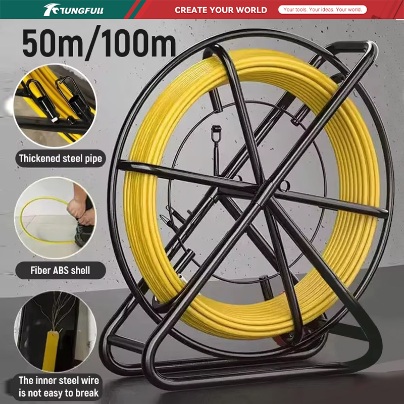 TUNGFULL 50M 100M Fiberglass C - Cable Pulley System review and price