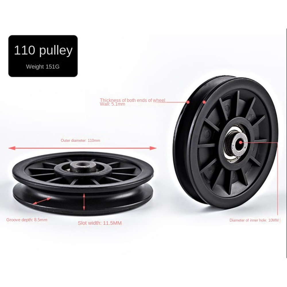 High Quality Black Nylon Beari - Cable Pulley System review and price