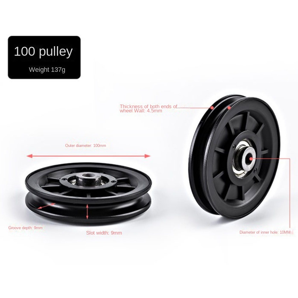 High Quality Black Nylon Beari - Cable Pulley System review and price